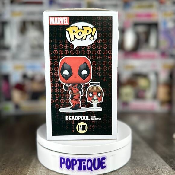 Deadpool & Wolverine Deadpool with Headpool Funko Pop! - Picture 4 of 6